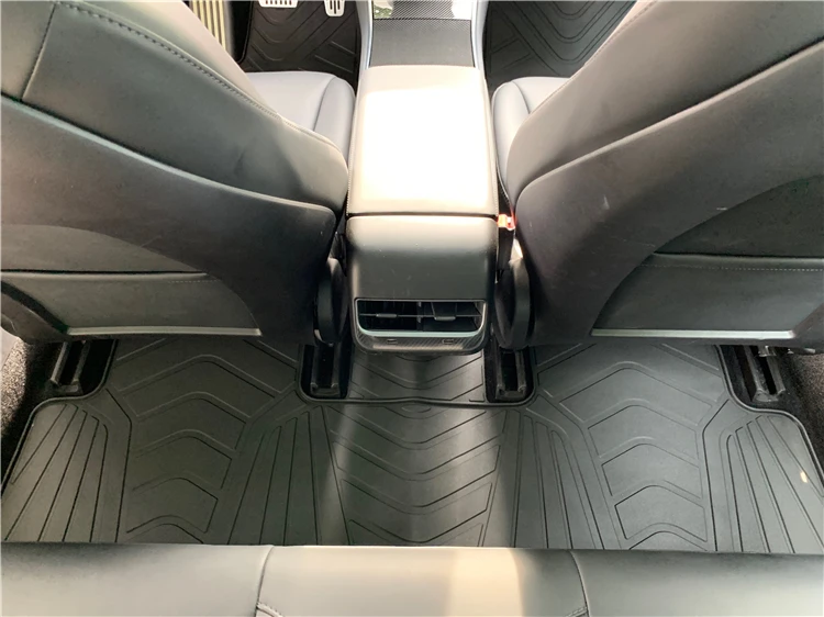 

Special No Odor Front and Rear 5Seat Carpet Waterproof Rubber Car Floor Mats for Tesla MODEL 3 RHD LHD Right and Left Hand Drive