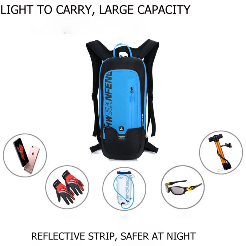 Открытый спортивный водонепроницаемый рюкзак для езды на велосипеде Мужская