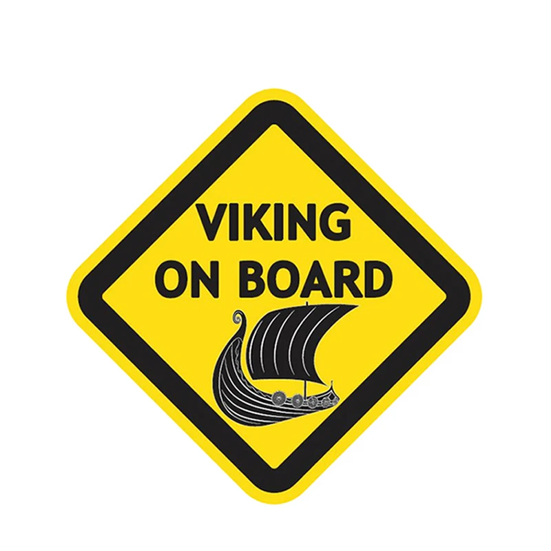 

W-0238 Hot-selling Personality Viking In The Car Styling Car Sticker PVC Auto Decorative Accessories Waterproof Quality Decals