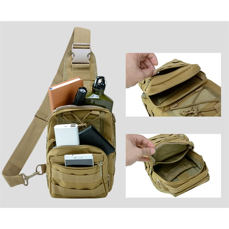 Durable Fashion Army Military Single Shoulder Sling Bag for Outdoor Hunting Shoting Military Trainning Accessories