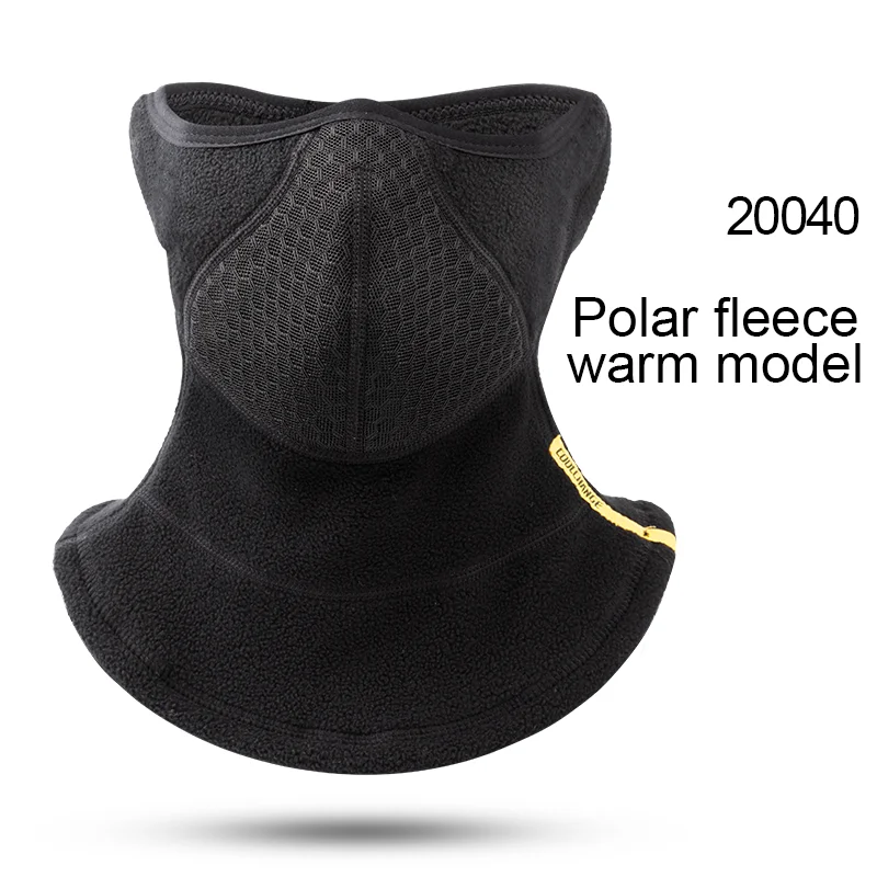 2004001 Polar fleece Coolсмена велосипедная маска зимняя ветрозащитная эластичная велосипедная полумаска для лица грелка для шеи защита ушей велосипедная маска для лица для катания на лыжах и бега - Цвет: 2004001 Polar fleece