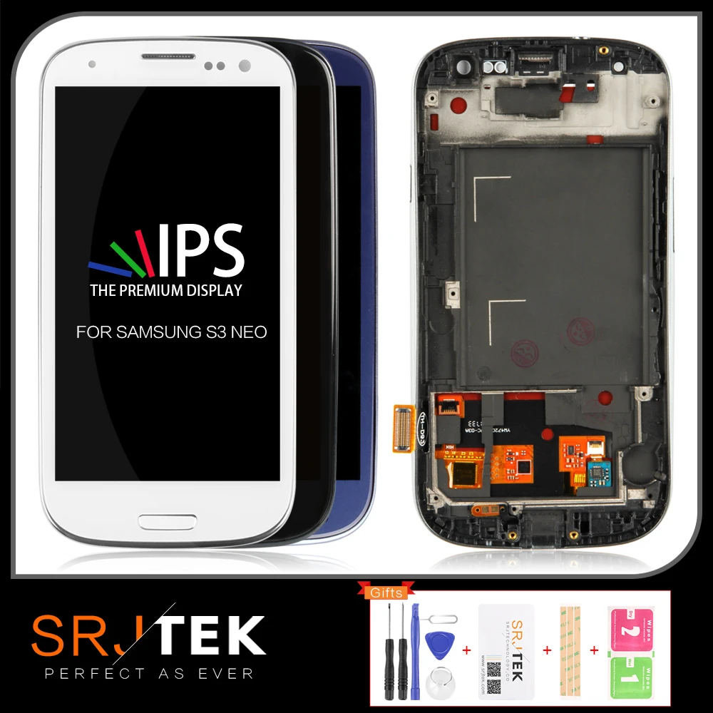 ЖК дисплей для Samsung Galaxy SIII S3 Neo i9301 i9300i i9308i i9301i дигитайзер сенсорного экрана