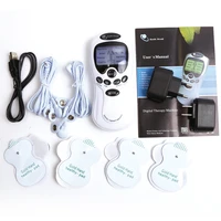 dual channel tens acupuncture bodyneck massagerpulse meridian machine muscle stimulator electric muscle digital therapy machine