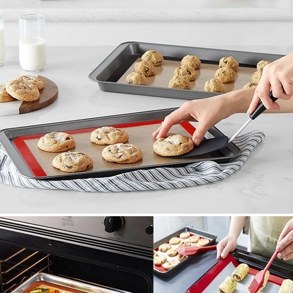 

Термостойкий Коврик для выпечки печенья/хлеба/печенья/буфани/Eclair, перфорированный силиконовый кондитерский антипригарный коврик, инструм...