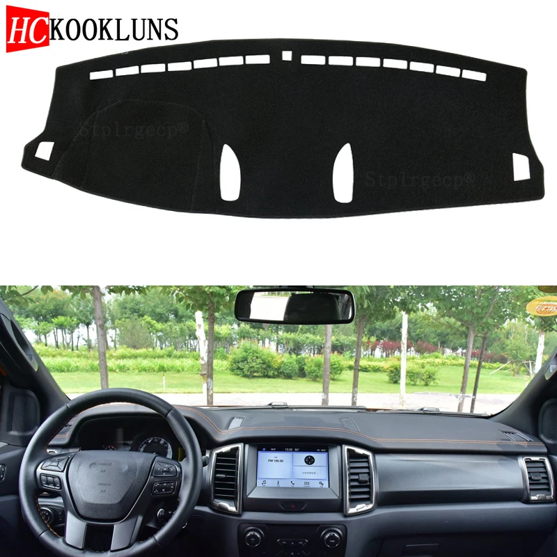 Чехол на приборную панель для Ford Ranger T6 2011 2012 2013 2019 Солнцезащитный нескользящий