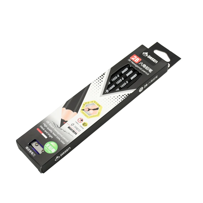 12 шт./компл. деревянный карандаш для студентов 2B письма шестигранный специальный