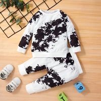 unisex baby clothes long sleeve top and paints 2 pcs set newbron clothing sweatshirt suit infant soft warm pajamas for girls