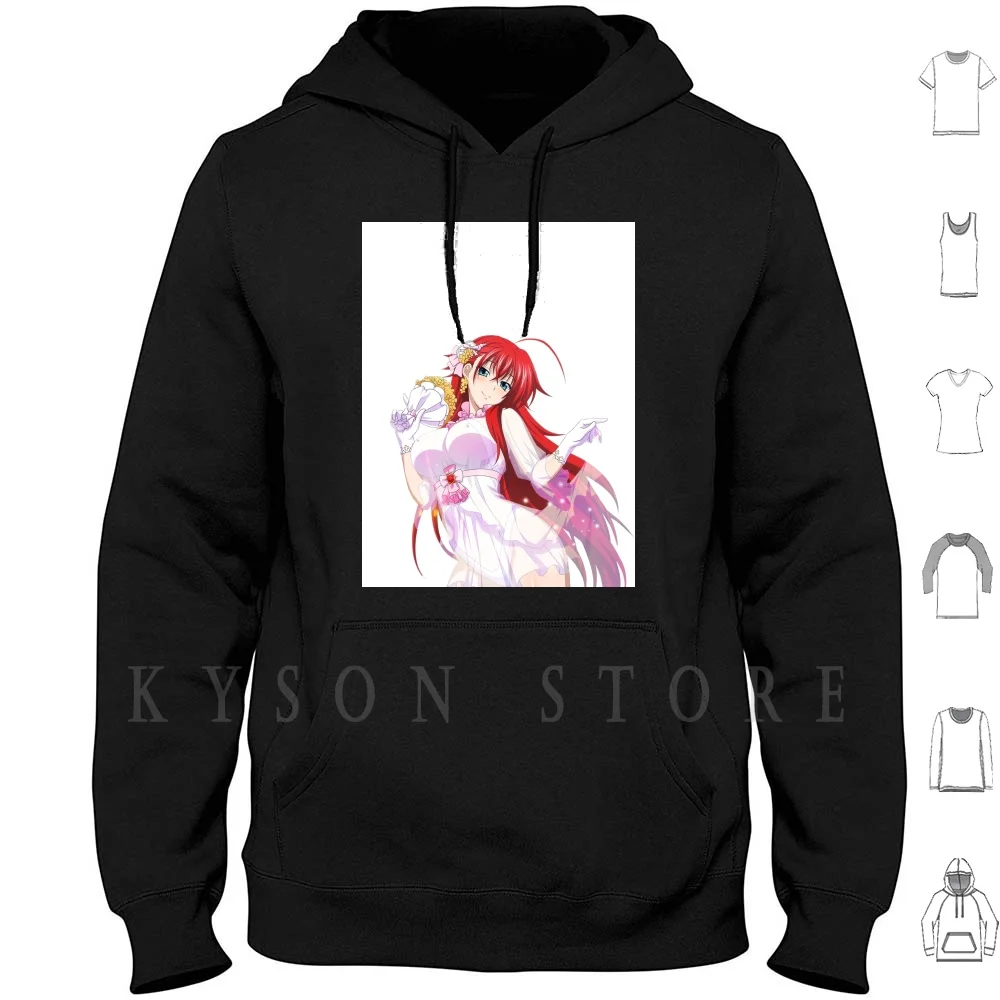 

Толстовка Rias Gremory Ecchi с длинным рукавом для старшей школы, аниме