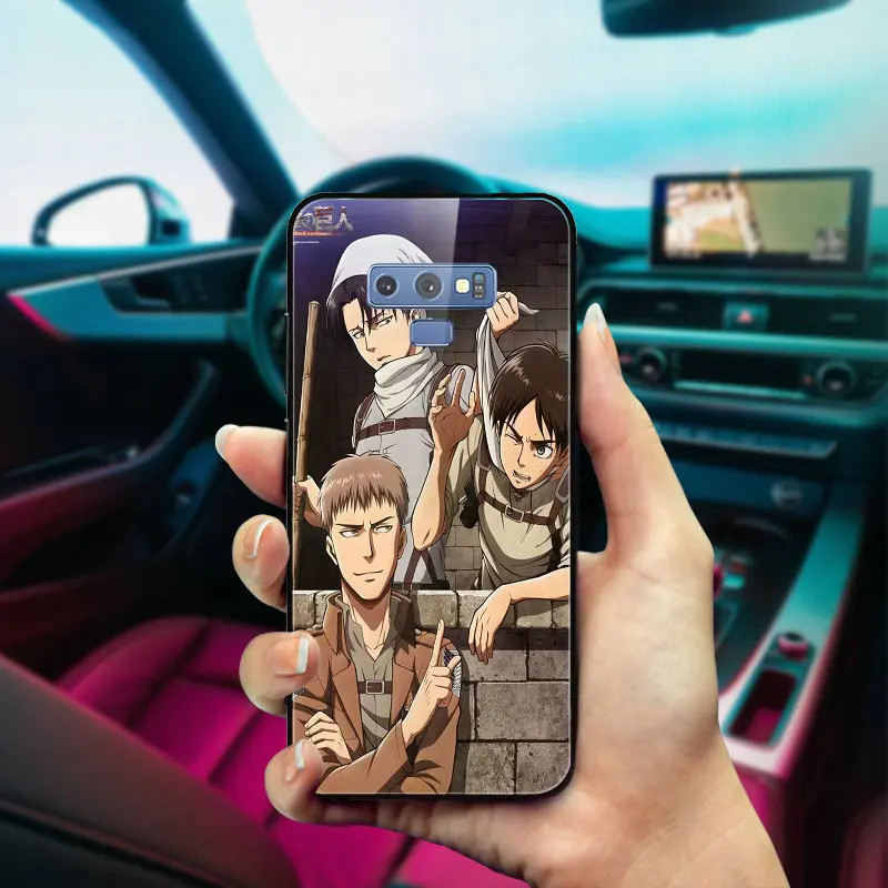 Телефонные чехлы из закаленного стекла для Samsung Galaxy S8 S9 S10 A6 A8 A9 A10 A20 A40 A50 A70 A80 Plus