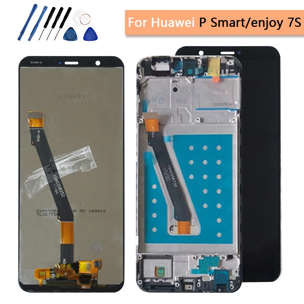 2160x1080 IPS LCD для HUAWEI P смарт дисплей Enjoy 7S сенсорный экран дигитайзер Запасные части