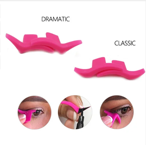 1 пара шаблон для подводки глаз Крылья Печать штемпели легко носить глаза крыло