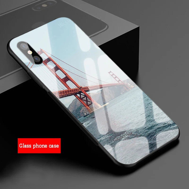 Чехол с закаленным стеклом для iphone 12 11 Pro Max 5 6 7 8 X XS XR XSMax | Мобильные телефоны и