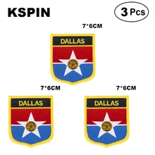 Dallas Защитная Форма заплаты в виде флага нашивки с национальным