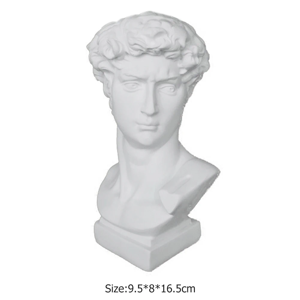 

Resin Figure Statue Vase Planter Flower Pot Makeup Brush Pen Holder Sculpture Cosmetic Storage Box Home Art Craft Decoration