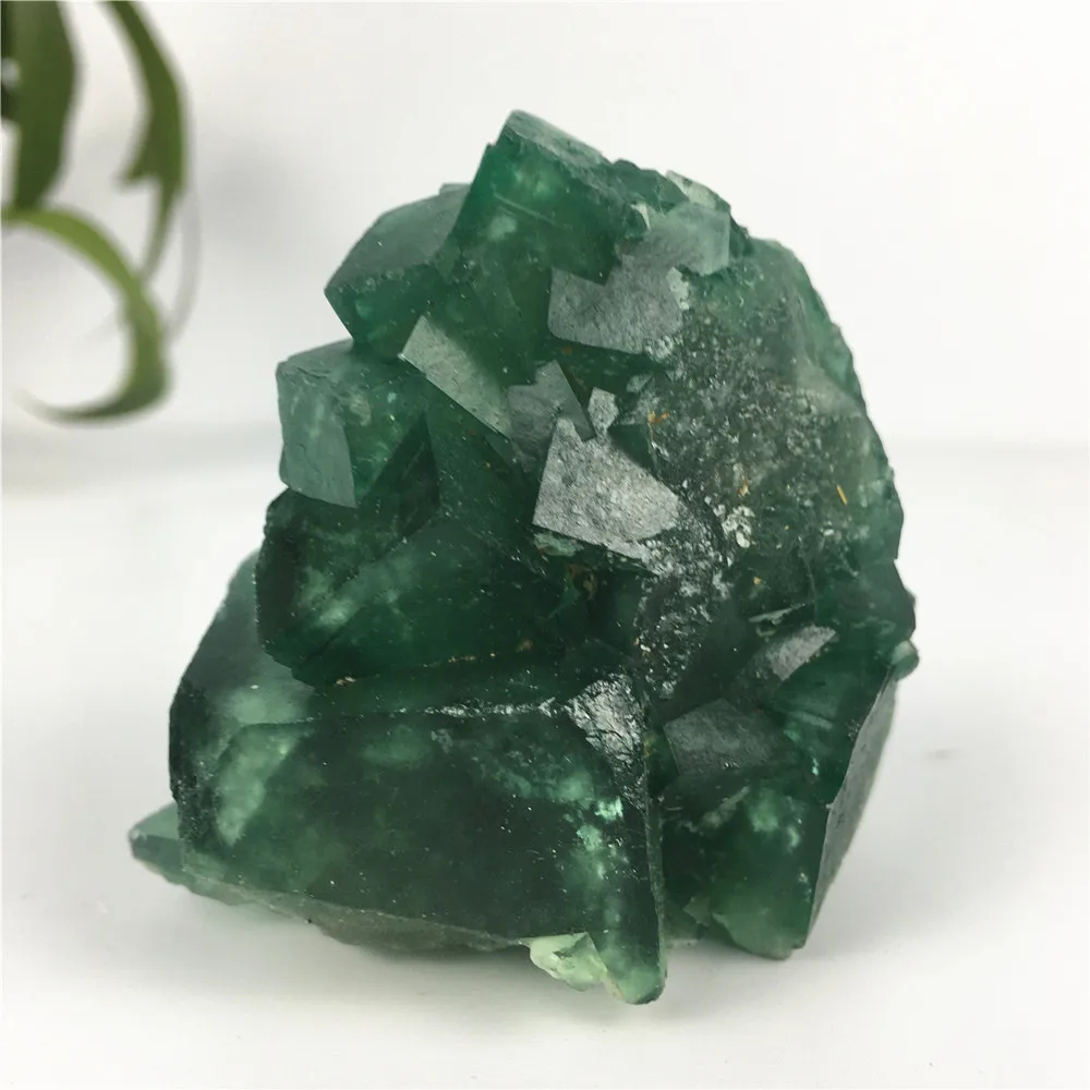 

Green Fluorite Natural Specimen Raw Quartz Crystal Cluster Healing Stones Home Decoration Crafts Gift