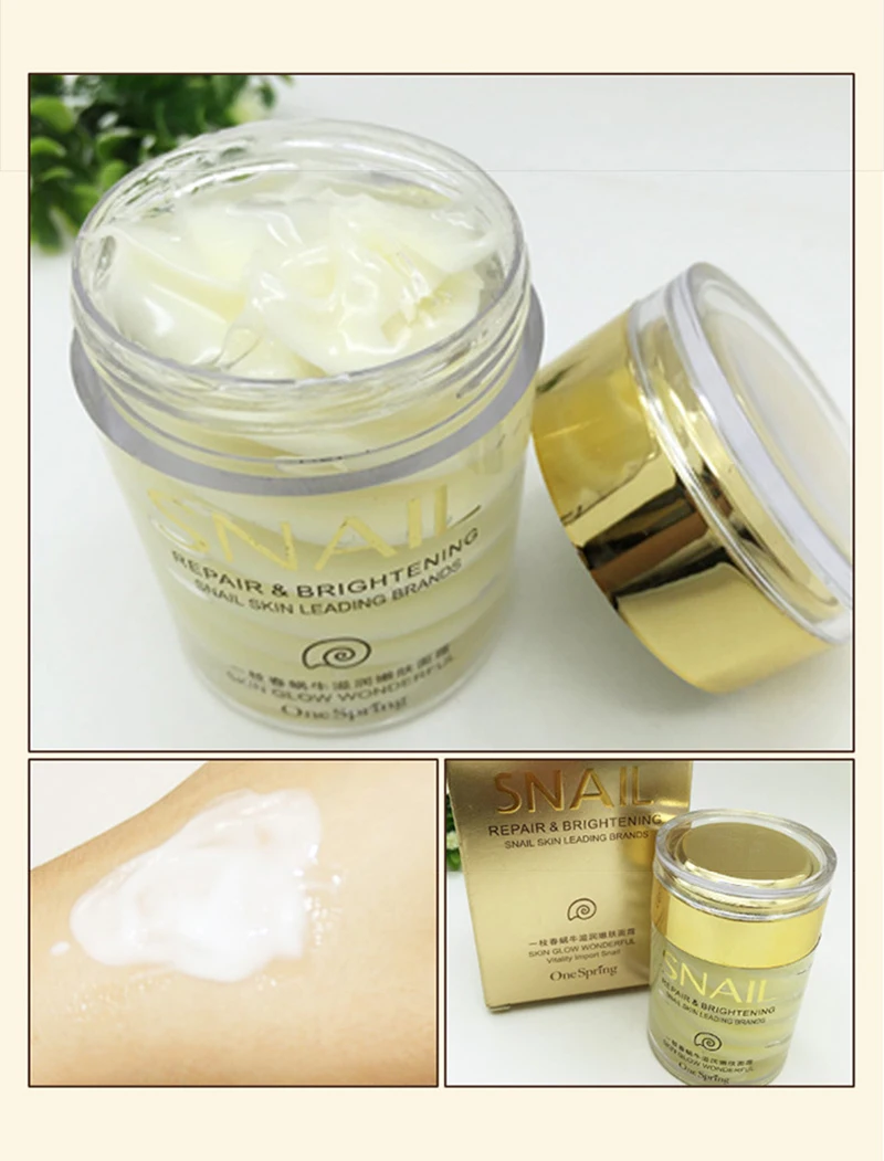 Snail Extract Repair Face Cream Anti Wrinkle Facial Cream Tightening, Whitening, Moisturizing Lifting Skin care onespring