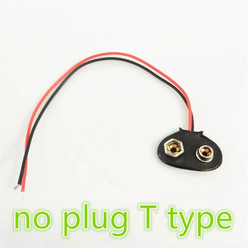 

9 в 6F2 2 застежка для аккумулятора Тип T/I Кнопка держатель коробка кабельный разъем Переключатель круглый разъем питания для DC Arduino Uno R3 разъем