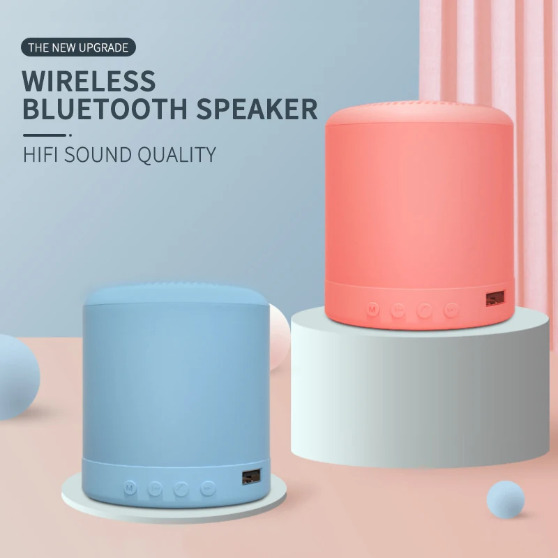 

Mini Smart Bluetooth Speaker+ FM MP3 Speaker With Hi-Res 5W Audio, Extended Bass And Treble, Wireless HiFi Portable Speaker