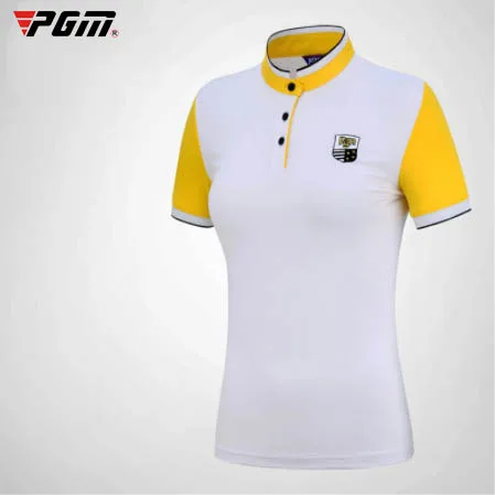 Женская футболка для гольфа PGM Женские топы с коротким рукавом спортивная одежда