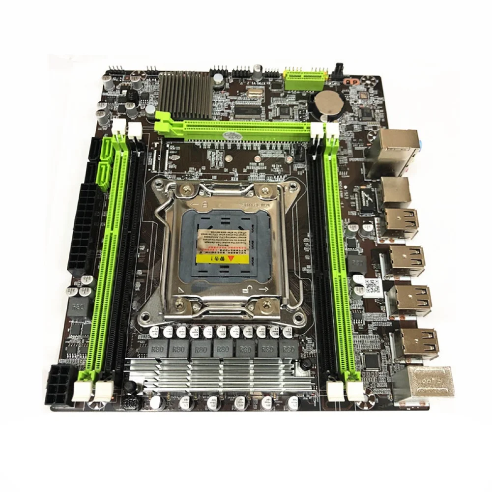 Материнская плата X79 LGA2011 ЦП DDR3 SATA 3 0 материнская для E5 2630 2650 2660v2 поддержка памяти