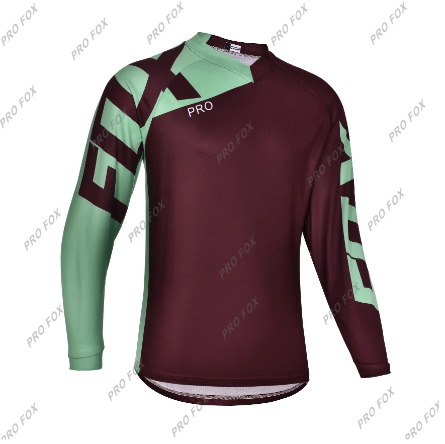 

Off-road mountain bike long-sleeved bike quick-drying downhill off-road motorcycle jersey men's