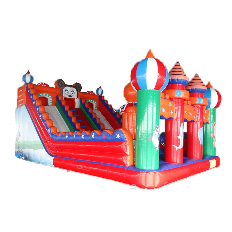 

Заводская цена, надувная уличная надувная горка из ПВХ для прыжков с воздуходувкой