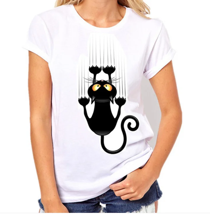 2019 Летняя женская футболка с коротким рукавом и круглым вырезом повседневные