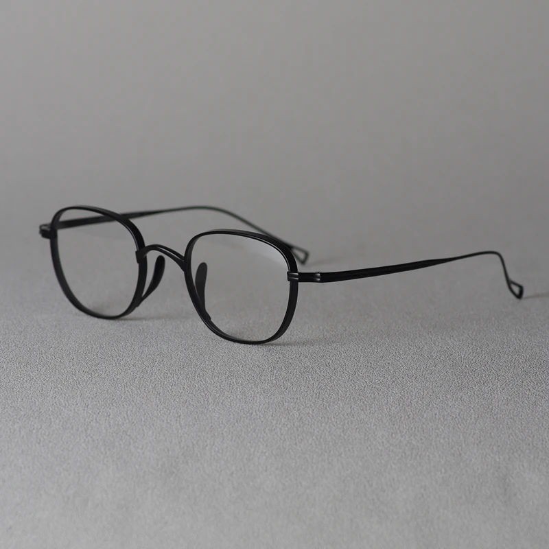 

cubojue Titanium Eyeglasses Frames Men Women 10.4g Nerd Glasses Male Ultralight Spectacles Thick Side Rim for Optical Eyewear