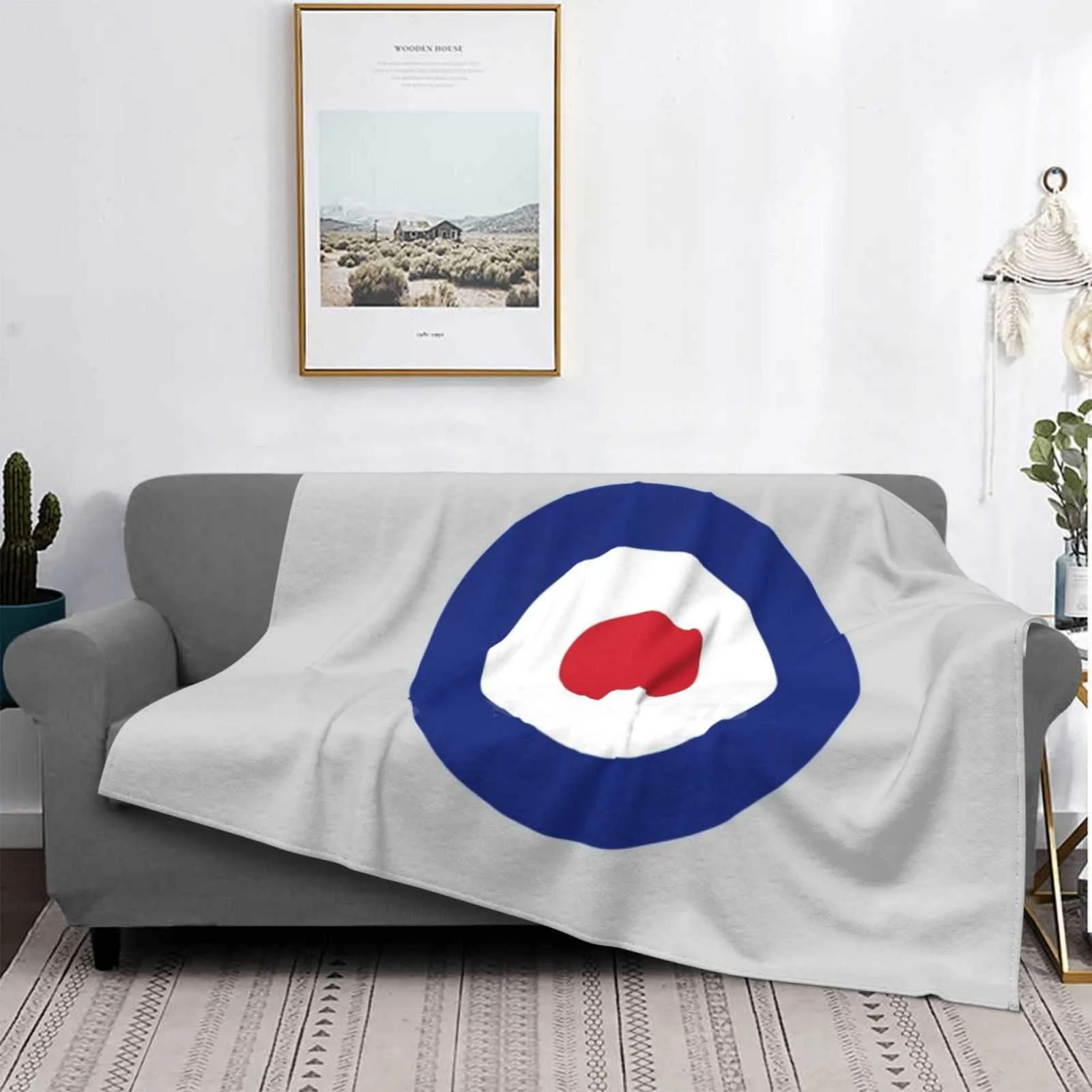 Новинка 947 г. модное мягкое одеяло с принтом в стиле времен Второй мировой войны