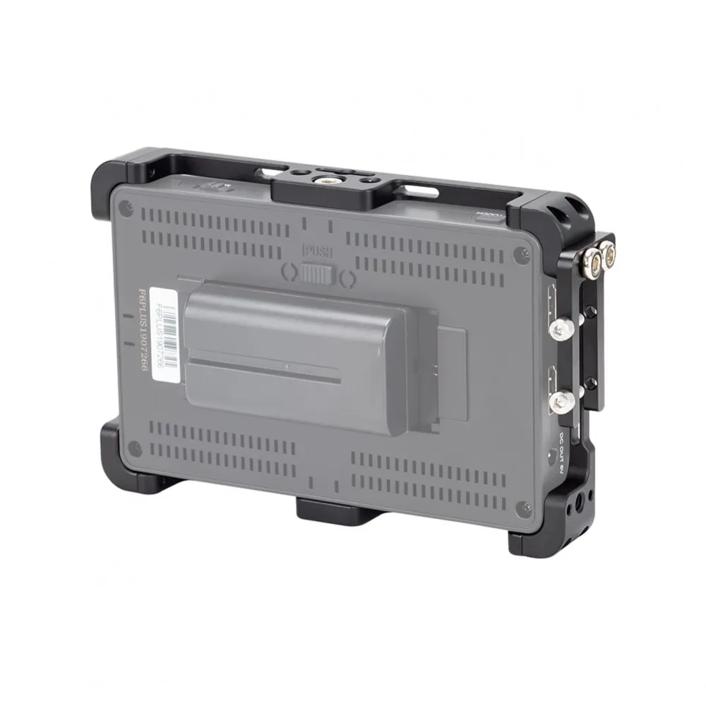 Клетка Nitze для монитора Feelworld F6 Plus / F5 Pro 5 дюйма с HDMI-кабелем зажим экрана кабельный