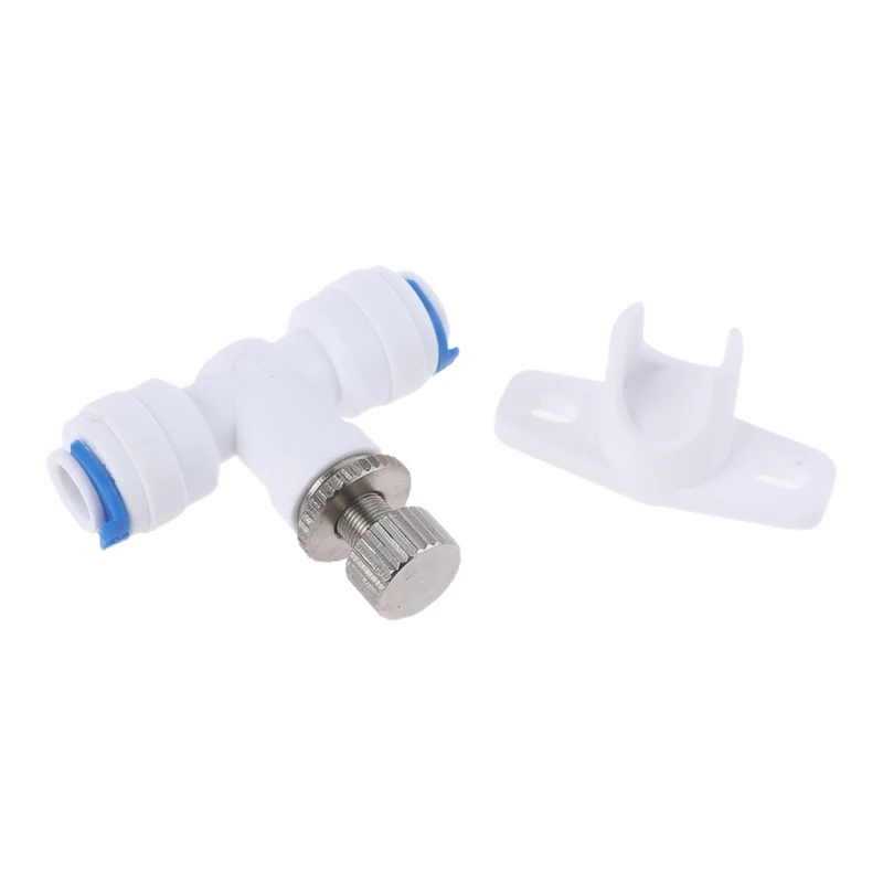 Reverse Osmosis 1/4" Hose RO Water Flow Adjust Valv-e Regulator Waterflow Control Connector Fitting Water Speed Controller