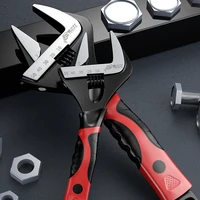 multi function adjustable wrench stainless steel universal spanner mini nut key large opening bathroom wrench hand tools