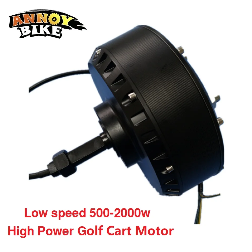 Низкоскоростной 500 2000 Вт бесщеточный высокомощный односторонний Мотор Ступицы