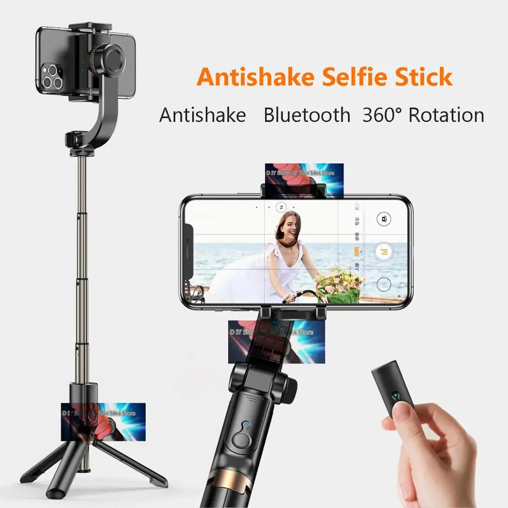 Ручной карданный стабилизатор 3 в 1 селфи-Палка для телефона iPhone 11 pro Max 7 8 Plus X XS MAX