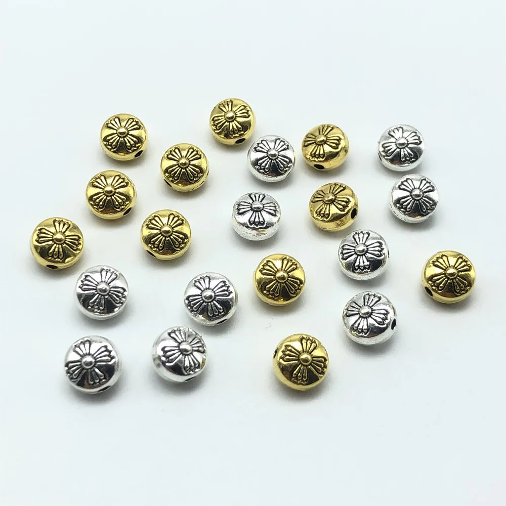 Бусины-шармы с цветком лотоса 8 мм | Украшения и аксессуары