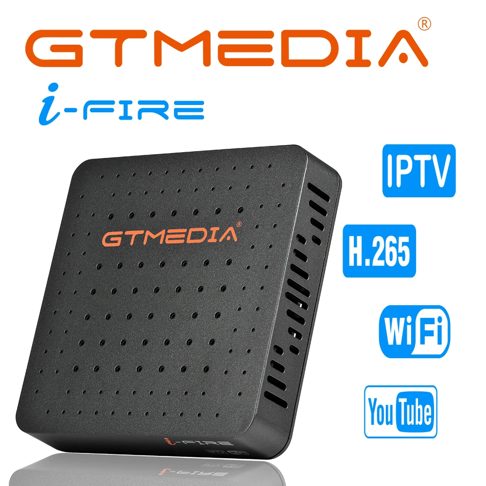 

GTmedia IFIRE Support Full HD 1080P H.265 HEVC 10bit Built-in WIFI Module Support YoutubeSpain GTplayer Digital Set Top Box