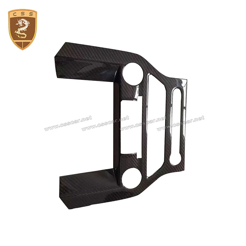 

For Ford Mustang 2015-2017 Car Accessories Button Decoration Sticker Real Carbon Fiber Interior Car Styling