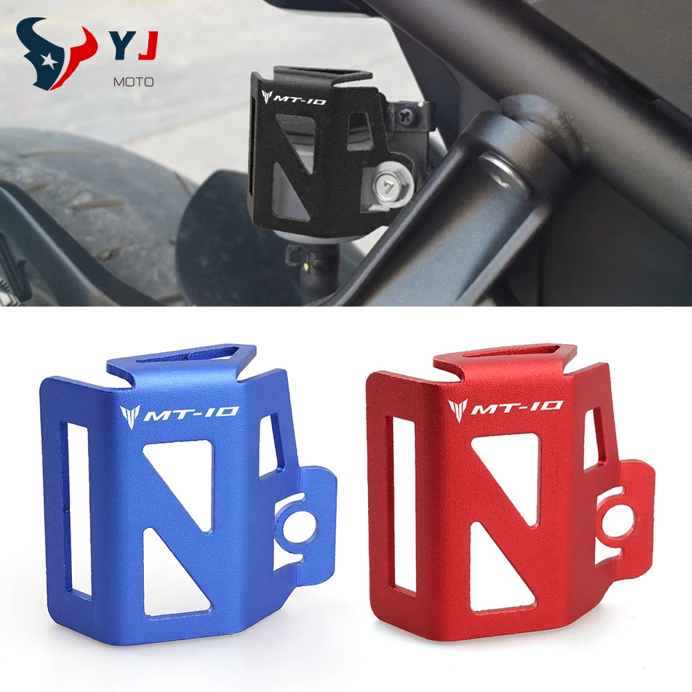 

For Yamaha MT10 MT-10 MT 10 2014-2019 2020 2021 Motorcycle CNC Accessories Rear Fluid Reservoir Guard Cover Oil Cap Protector