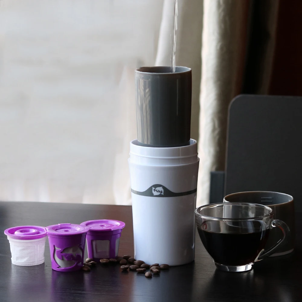 450 мл уличная портативная капельная Кофеварка набор мокко кофейная чашка