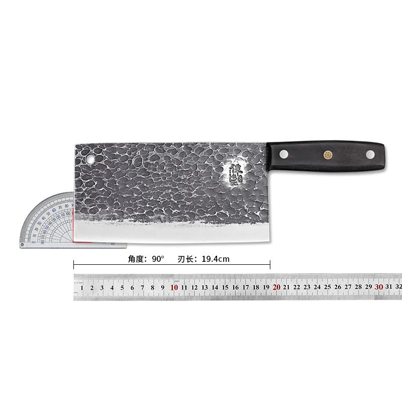 Hand forged slicing knife kitchen sharp chopping meat cleaver chef special Tang Knife 5CR15MOV steel | Дом и сад