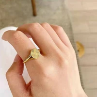 carve wave rings for women girl stackable sunshine ring signet chunky dome ring party accessories bff gifts
