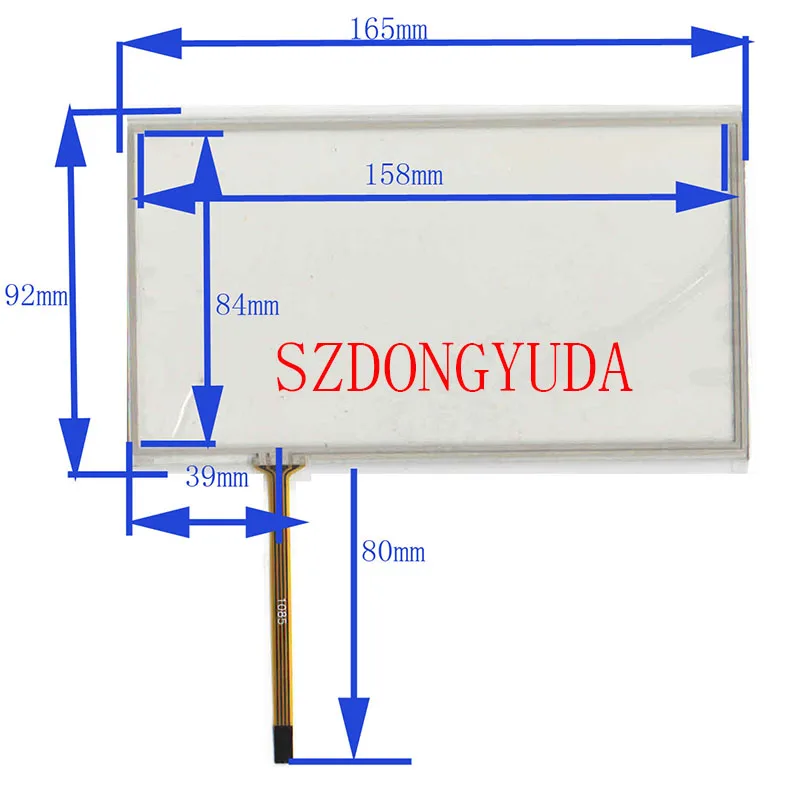 

New Compatible Touchpad 7 Inch 4-Line 165*92 For Kenwood MDV 727BT MDV-727BT Touch Screen Digitizer Glass Panel Sensor