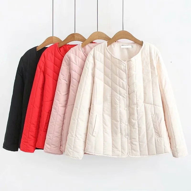 

Parkas Winter Women Cotton Plus Size Warm Thick Pink Casual Basic Parka Cotton Paded Female Jacket Outwear Parkas 4xl