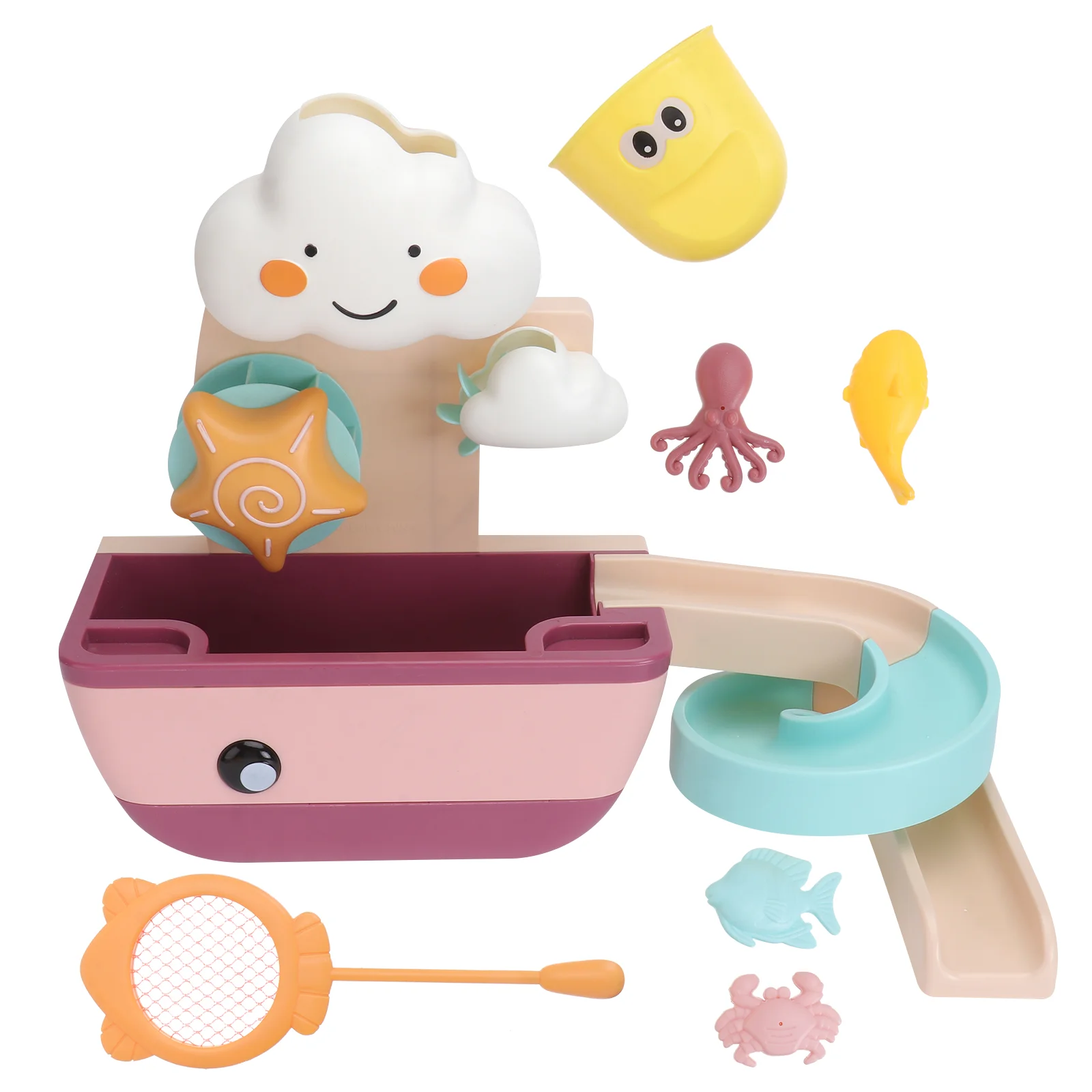 

1 комплект детских игрушек для ванны, водная игрушка в сборе для детей