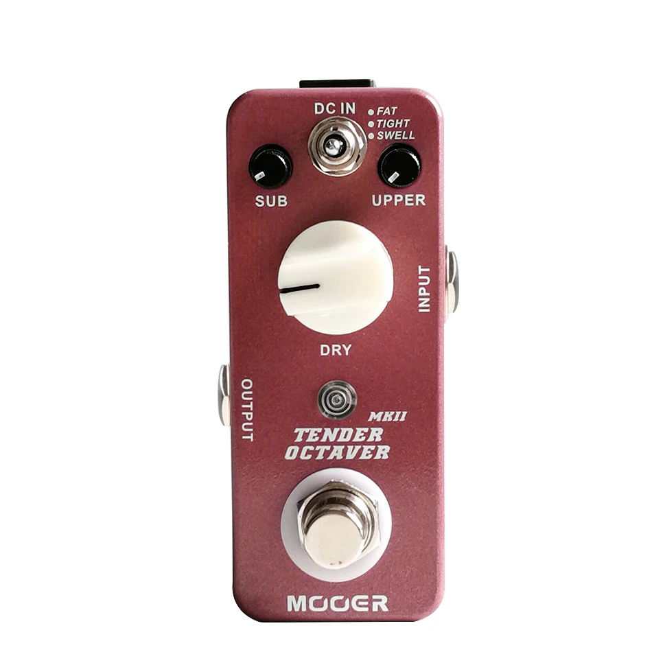 

MOOER TENDER OCTAVE MKII Octave педаль для гитарных эффектов 3 режима истинное отключение полный металлический корпус Аксессуары для мини гитары