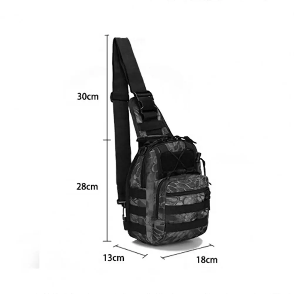 

Outdoor Sport Cycling Military Sling Pack Chest Canvas Backpack Shoulder Bag Sports Camping Hiking Trekking Fishing Hunting Bags