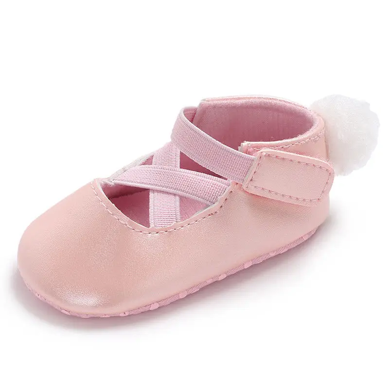 

Toddler Baby Girls Shoes First Walkers Prewalkers Sneakers Bow Non-slip Crib Shoes Soft Sole Party Prewalkers