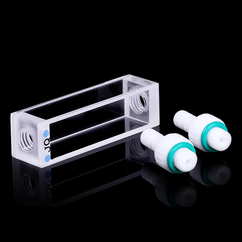 3 5 мл кварцевый расход cuvette с резьбовыми разъемами M6|cuvette|quartz cuvettecuvette quartz |