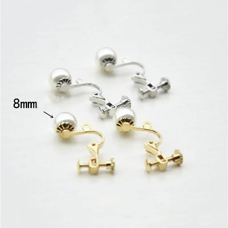 10 шт. серьги с винтовой застежкой застежка основание для бижутерии материал