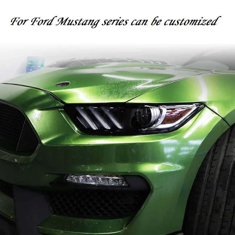 

AEP 2017 TPU Transparent Blackened Car Headlight Film Protective Sticker for Ford Mustang 2015 2016 2017 2018 2019 2020 gt